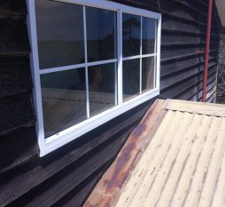 Aluminium Fixed Window With Colonial Bars