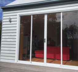 Aluminium Sliding Door 4 Panel White