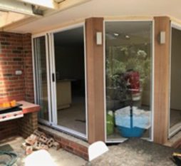 Aluminium Stacker Door Outside