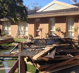 Mt Eliza Timber Awning Windows During Replacement