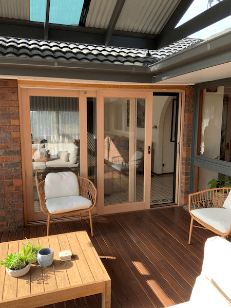 Timber Stacker Doors