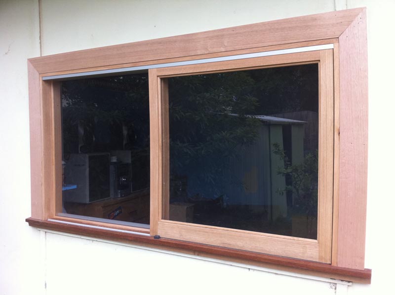 Timber Sliding Windows