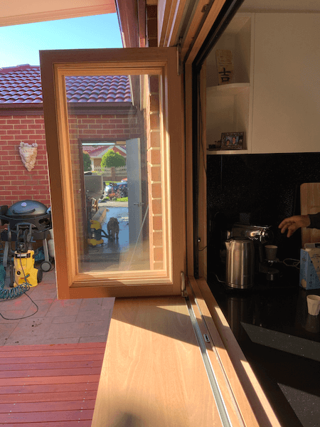 Timber Bi-Fold Windows