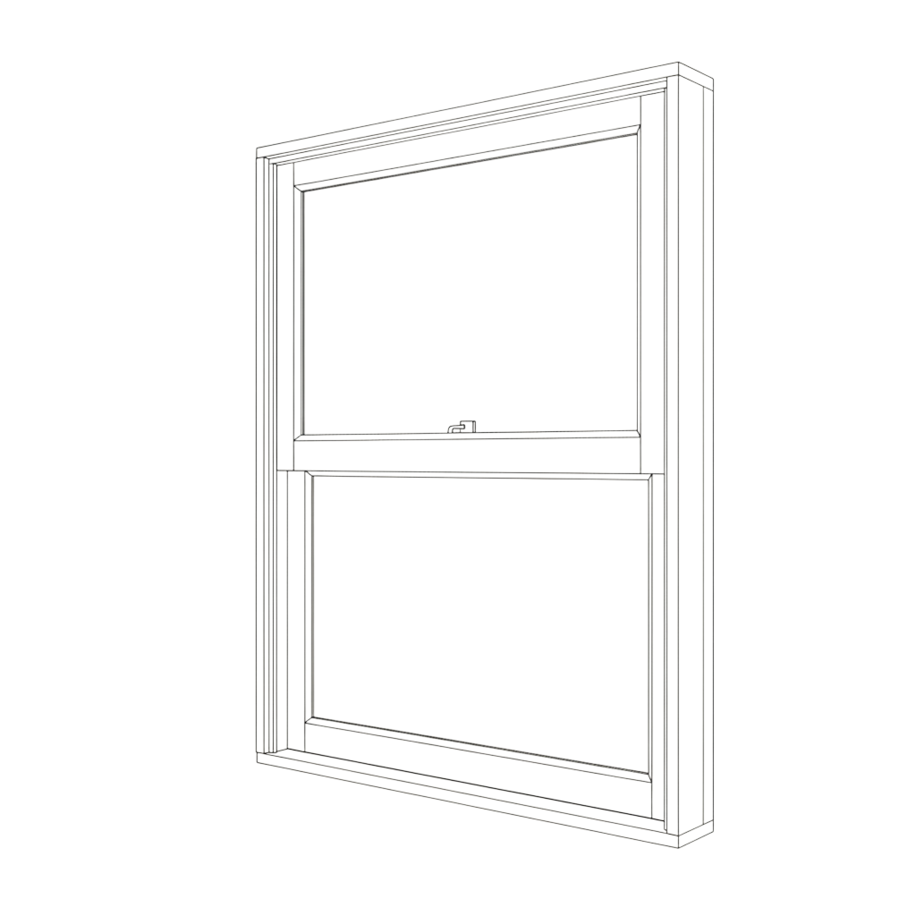 Timber Double Hung Windows